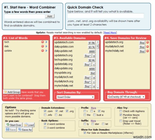 5 Websites To Find Creative And Unique Domain Names