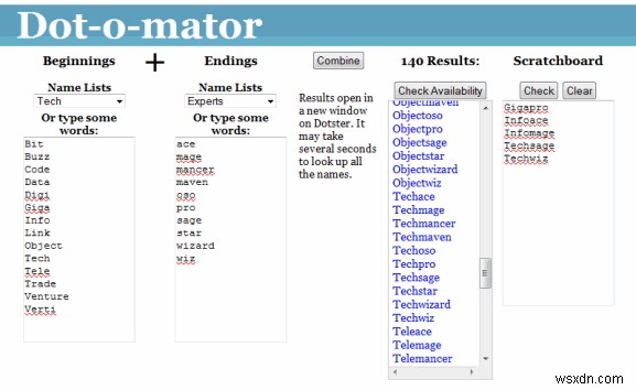5 Websites To Find Creative And Unique Domain Names