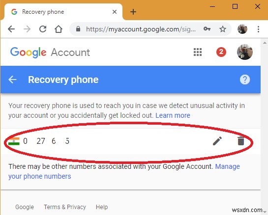 How to Remove your Phone Number from Google Account