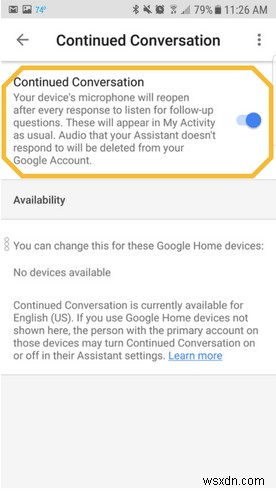 How to use Google’s New Continued Conversation Option