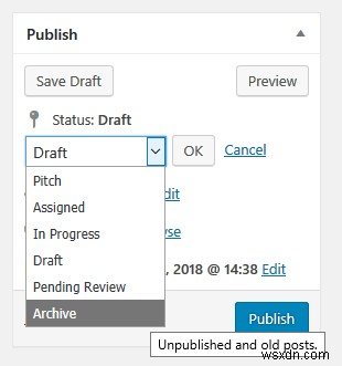 How to Add Custom Post Status in WordPress