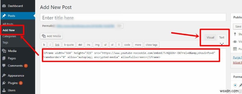How to Embed YouTube Videos in WordPress with Privacy Enhanced Mode