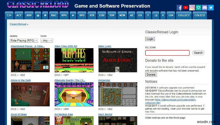 4 Classic Websites to Scratch Your Retro Gaming Itch