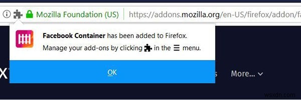 Use the Facebook Container Extension to Prevent Facebook from Tracking You