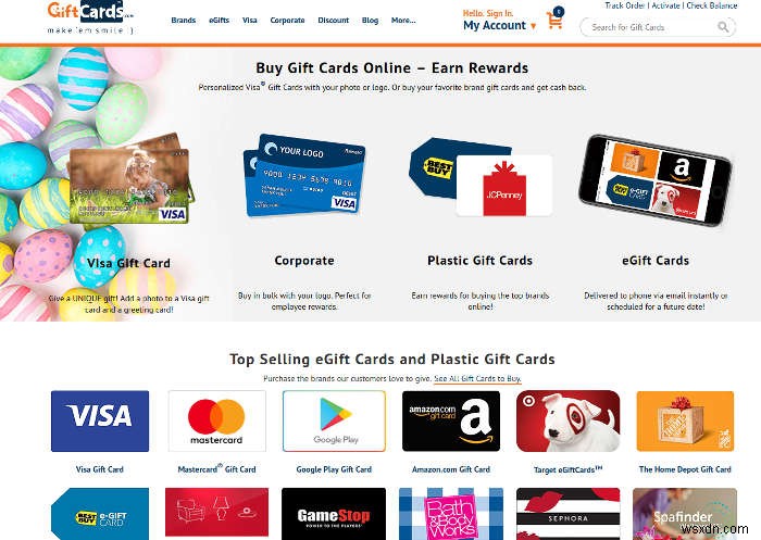 5 Places to Easily Get Gift Cards Online