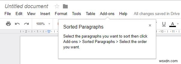 How to Alphabetize Your Documents in Google Docs