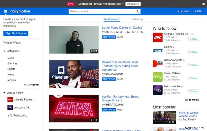 6 YouTube Alternatives for Something a Little Different