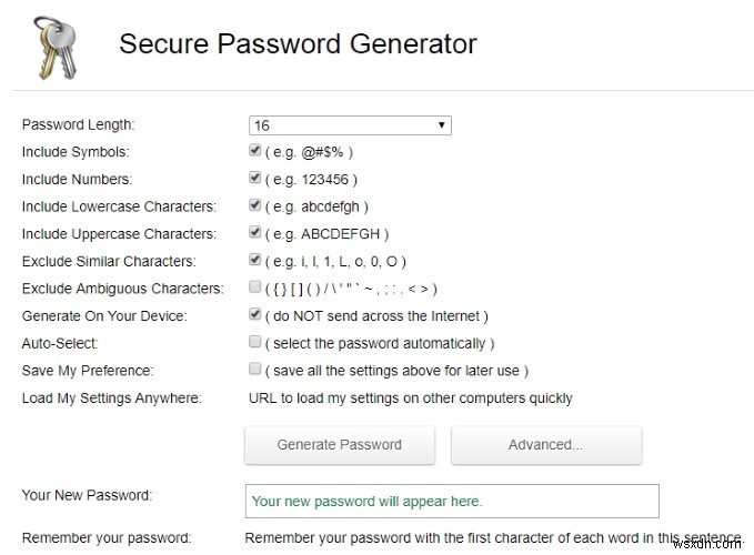 How to Generate Hard-to-Crack, Strong Passwords Online