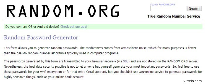 How to Generate Hard-to-Crack, Strong Passwords Online