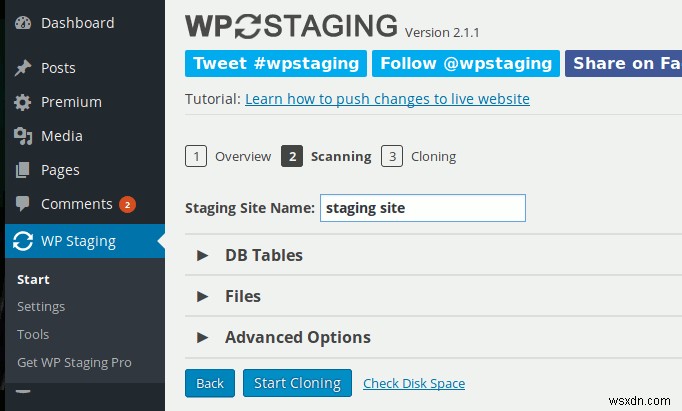 How to Create a Staging Area for Your WordPress Site