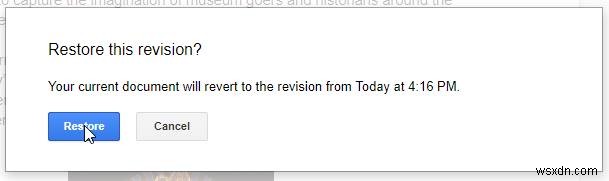 How to View and Revert Changes Made in Google Docs