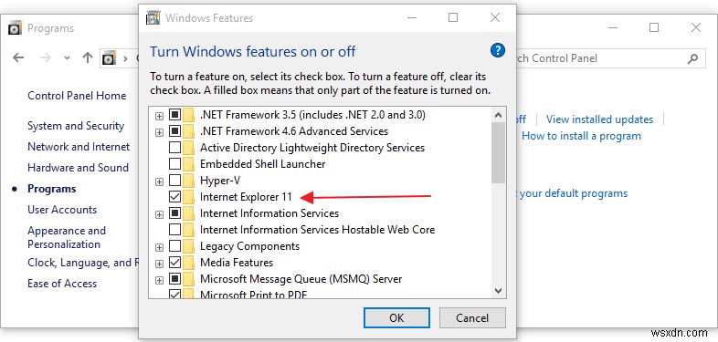 How to Turn Off Internet Explorer in Windows 10