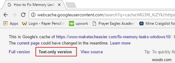 How to Access a Web Page When It Is Down