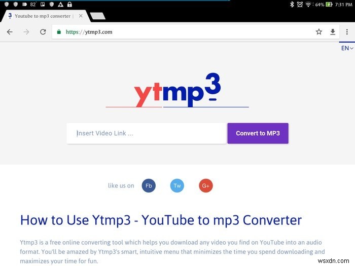 Quickly Convert YouTube Videos to MP3 with Ytmp3