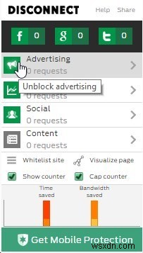 Block Tracking Websites with Disconnect for Chrome