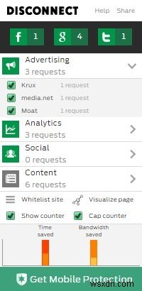 Block Tracking Websites with Disconnect for Chrome