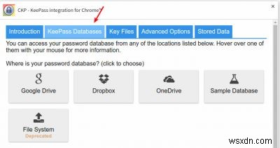 Integrate Keepass in Google Chrome and Vivaldi Browser