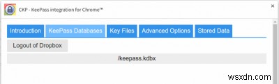 Integrate Keepass in Google Chrome and Vivaldi Browser