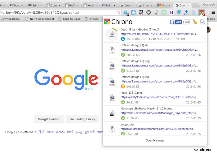 How to Get Firefox Style Download Manager in Chrome