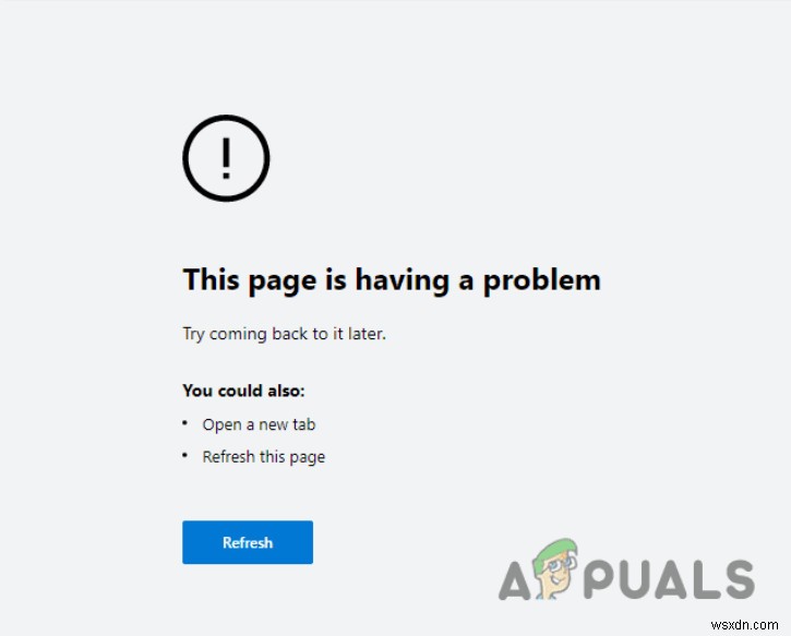 How to Fix ‘Page is Having a Problem’ Error on Microsoft Edge