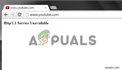 How to Fix “HTTP/1.1 Service Unavailable” Error on Windows?
