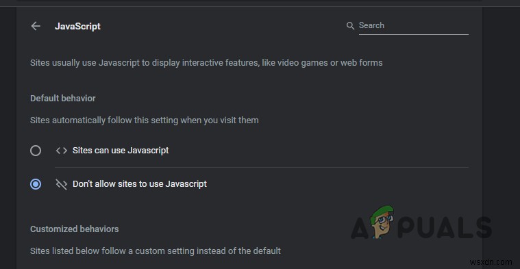 How To Disable JavaScript in Google Chrome?