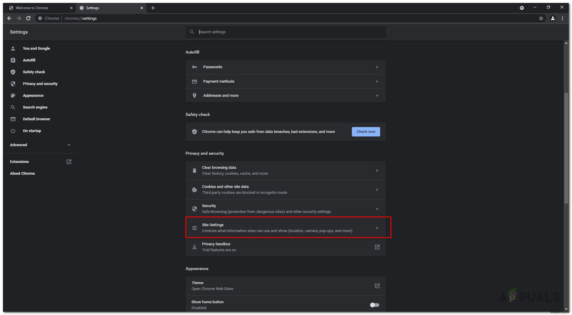 How to Disable Google Chrome Idle Detection Feature?