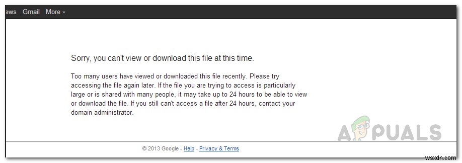 Sorry, you can’t view or download this file error? Here’s how to fix