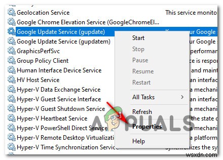 Fix Google Chrome Update Error (Error Code – 7 : 0x80040801)