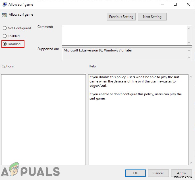 How to Disable the Surf Game in Microsoft Edge?