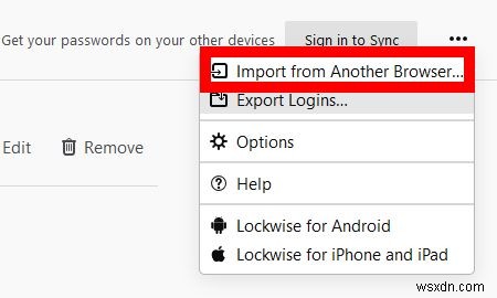 How Share Passwords Between Google Chrome, Microsoft Edge and Firefox