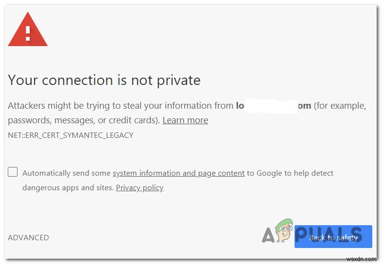 How to Fix Chrome NET_CERT_SYMANTEC_LEGACY Error?