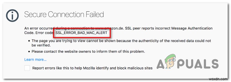 How to Resolve Firefox Error ‘SSL_Error_Bad_Mac_Alert’?