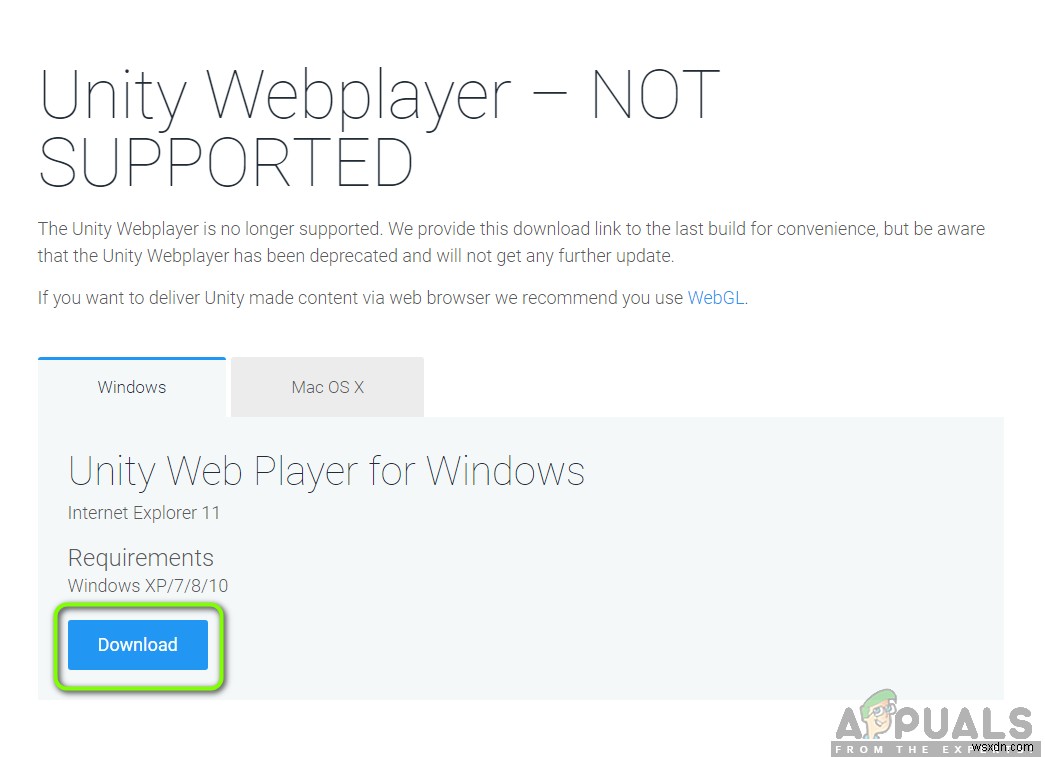 How to Fix Unity Web Player not Working