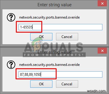 Fix: ERR_UNSAFE_PORT