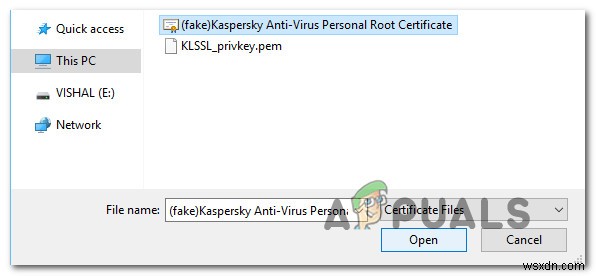 Fix: Sec_Error_Cert_Signature_Algorithm_Disabled