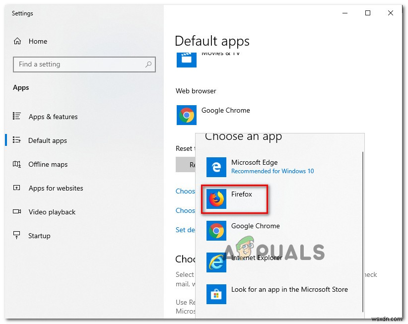 Fix: Can’t Set Firefox as Default Browser on Windows 10