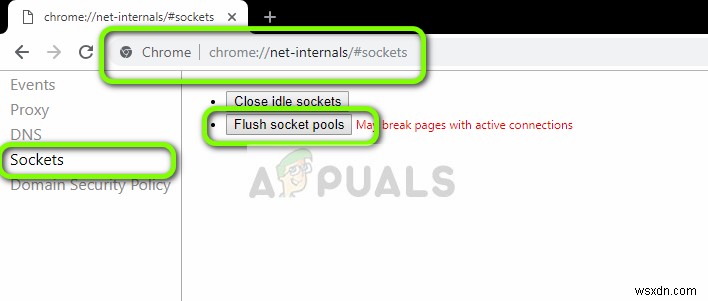Fix: ERR_SOCKET_NOT_CONNECTED