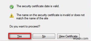 Fix: The Identity of This Website or the Integrity of this Connection Cannot be Verified