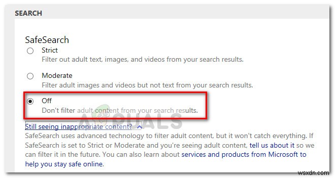 Fix: Safe Search Won’t Turn Off in Microsoft Edge and IE