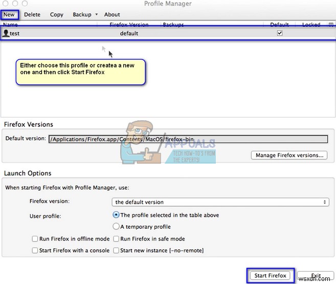 Fix: Your Firefox profile cannot be loaded. It may be missing or inaccessible