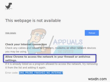 Fix: Allow Chrome to Access the Network in Your Firewall or Antivirus Settings