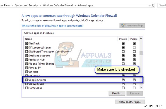 Fix: Allow Chrome to Access the Network in Your Firewall or Antivirus Settings