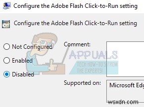 Fix: Flash Player not Working on Microsoft Edge