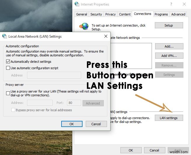 How to fix ERR_INTERNET_DISCONNECTED