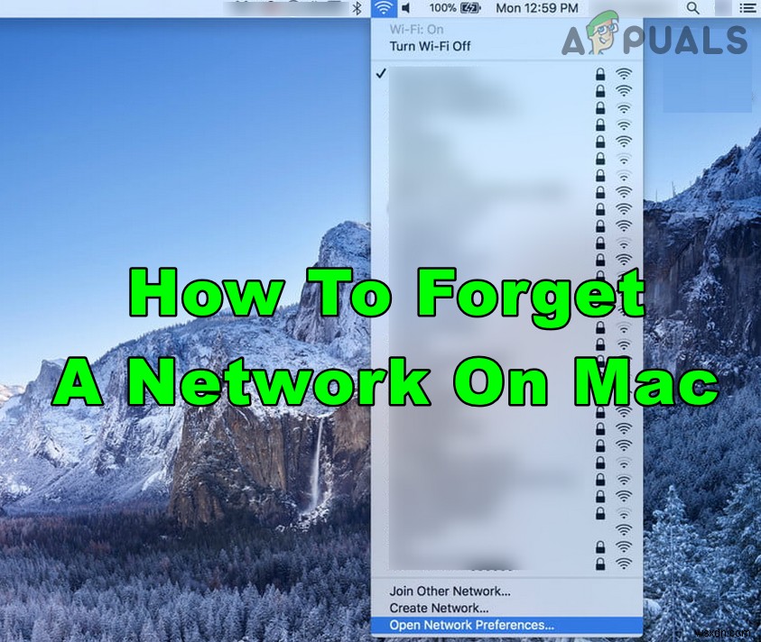 How to Forget Wi-Fi Network on macOS?