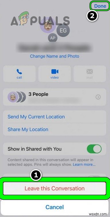 How To Leave A Group Chat on iPhone?