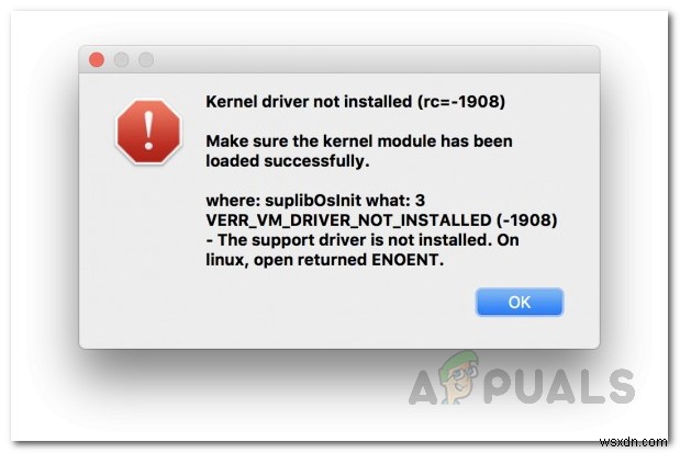 How to Fix “Kernal Driver Not Installed (rc=-1908)” Error on Mac