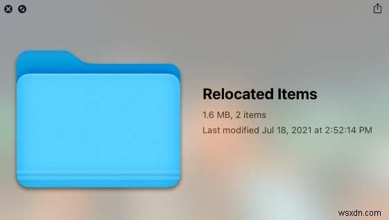 Relocated Items Folder on macOS Catalina: What is it? and How to delete it?