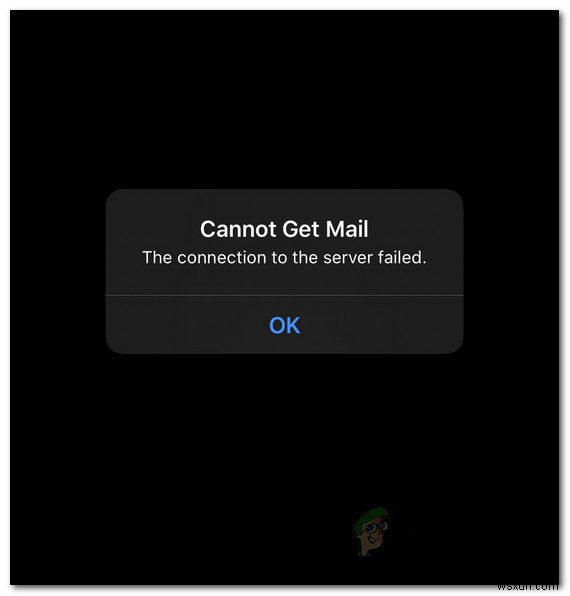 [FIX] Cannot Get Mail Error